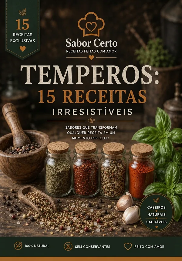 Temperos: 15 Receitas Irresistíveis