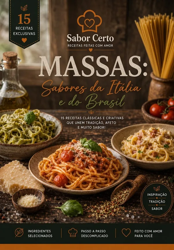 Massas: Sabores da Itália e do Brasil